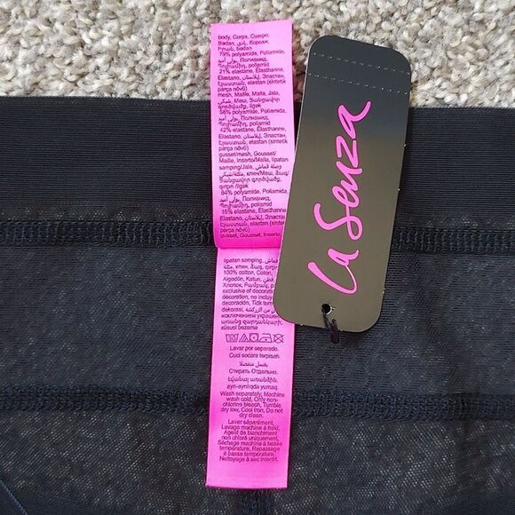 New With Tags La Senza Size XL High Waist Shaping Black G-String‎ - Picture 11 of 11